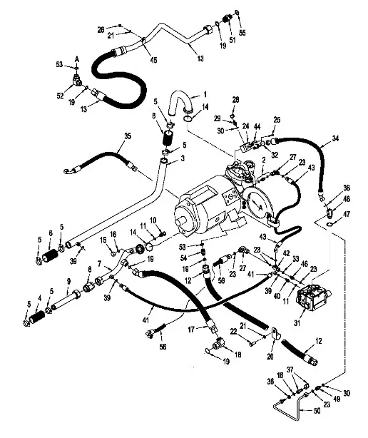 395875A1 - Шланг гидравлический насоса масл. TJ/St.